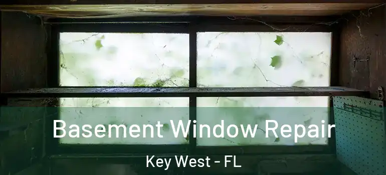 Basement Window Repair Key West - FL