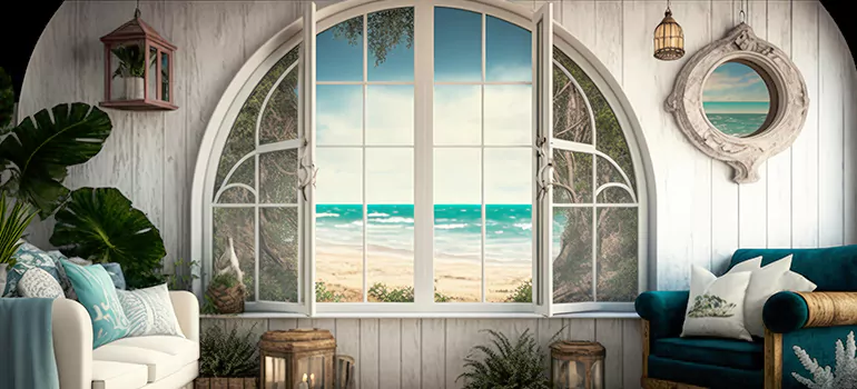 Interior Half-round Windows in Key West, FL