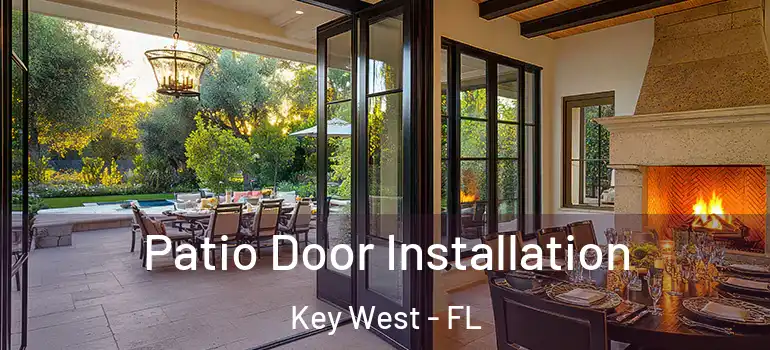 Patio Door Installation Key West - FL